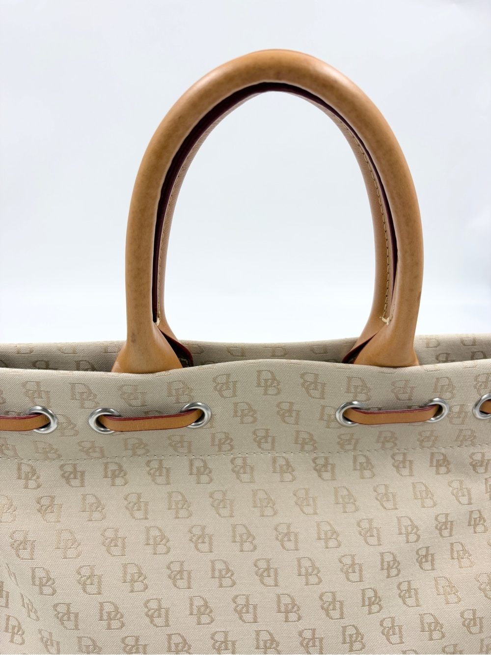 NEW VTG Dooney & Bourke Signature Tassel Satchel Purse & Wallet Set - Picture 3 of 16